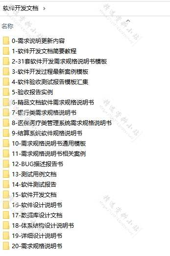 软件开发需求规格说明书测试报告产品数据库设计项目需求文档模板
