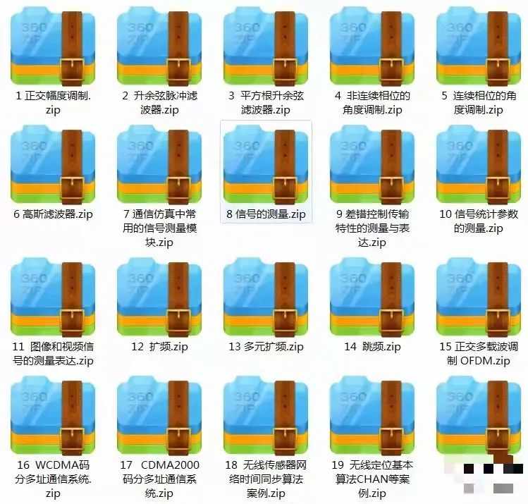matlab通信仿真44个案例源码资料