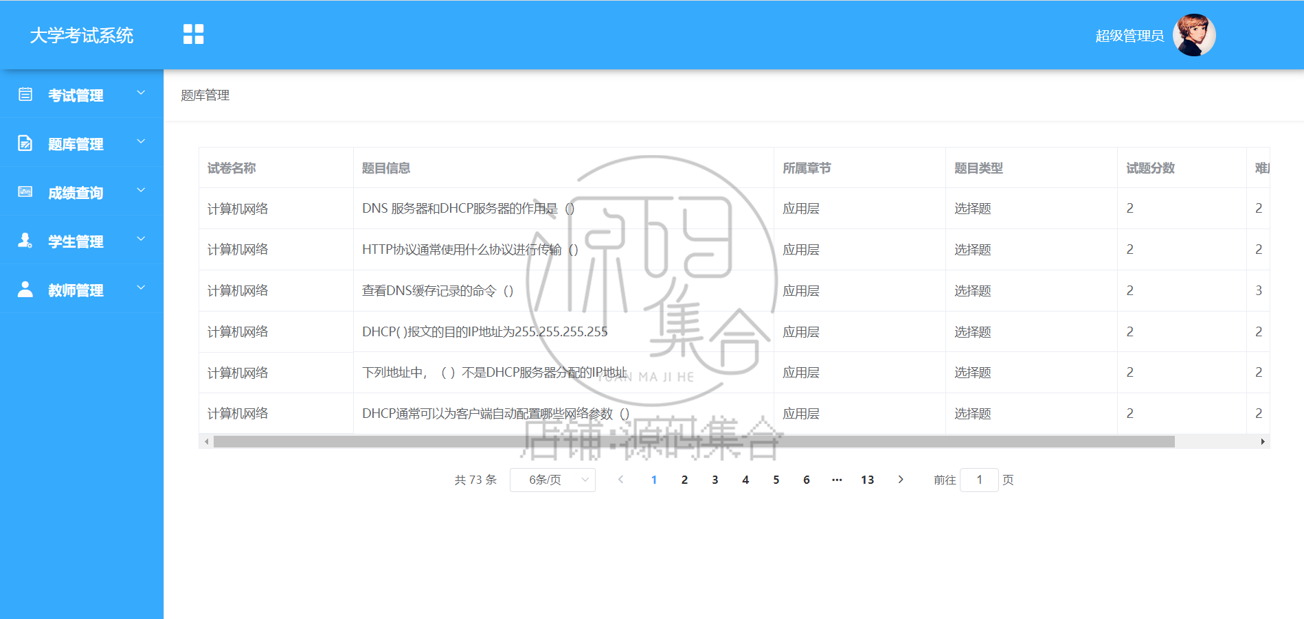 SpringBoot项目在线考试系统源码Vue前后端分离JavaWeb文档报告