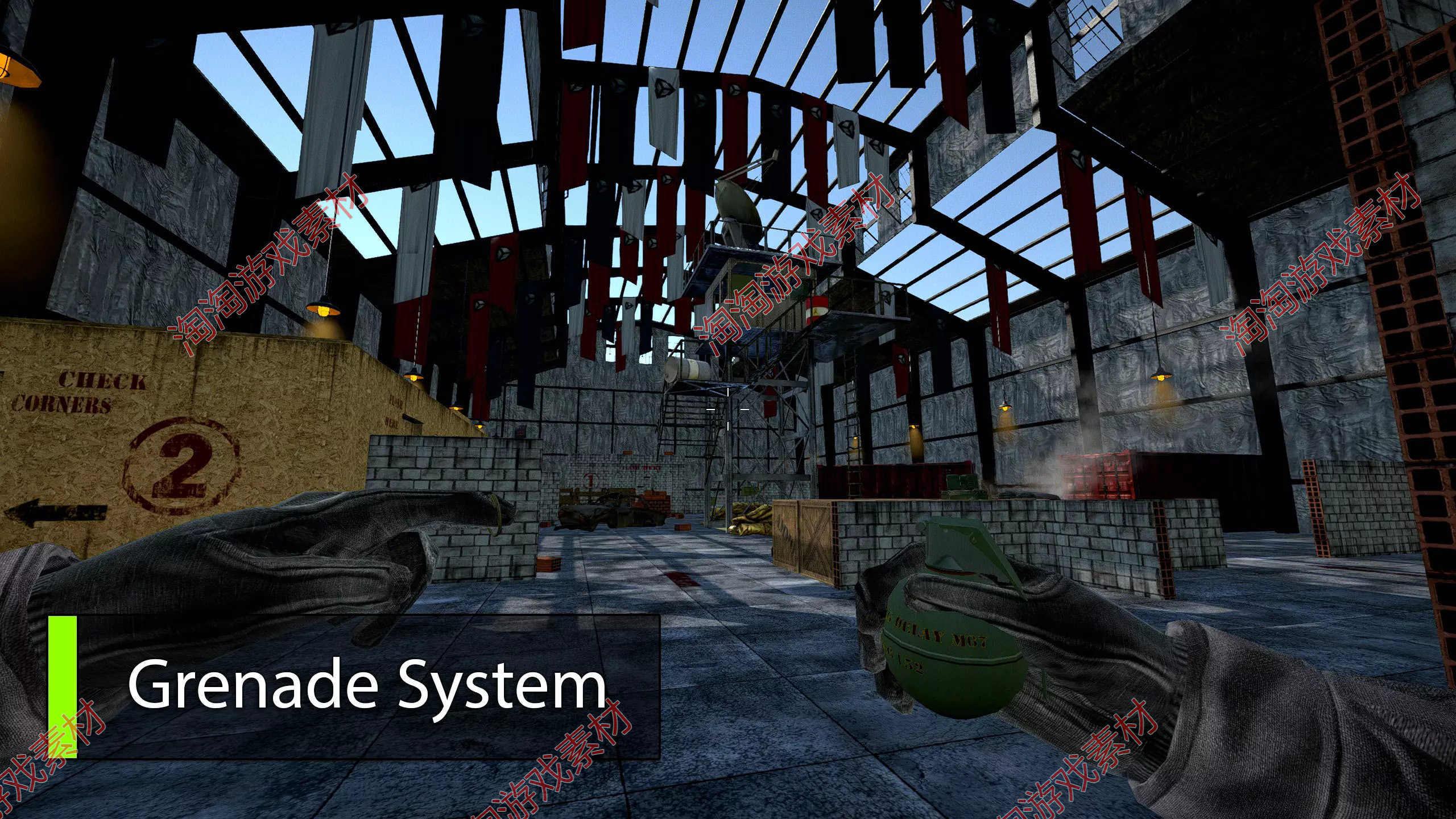 Unity3d Aurora FPS Engine 2.5.1 射击游戏项目模板源码素材