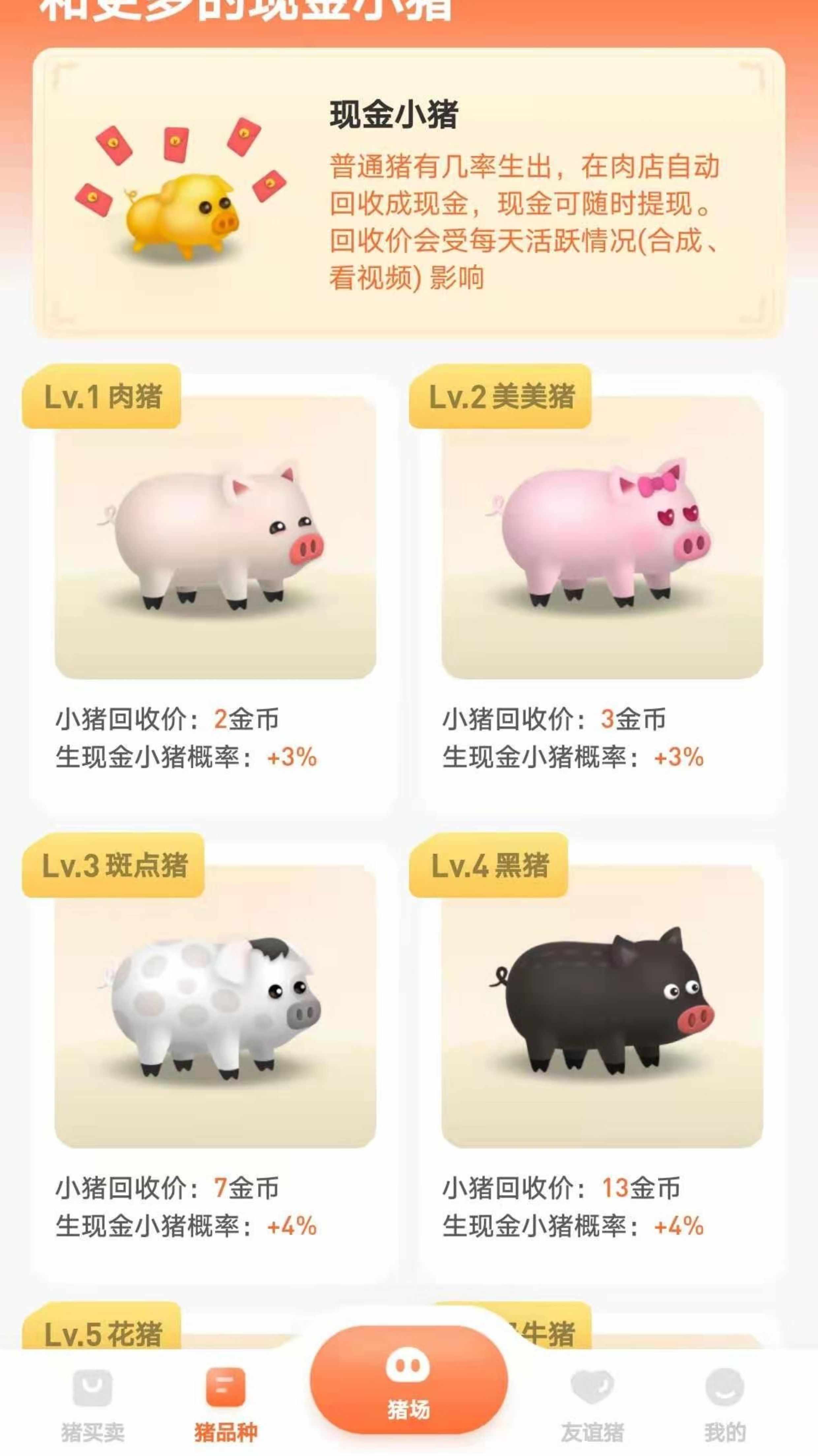 微信小程序小游戏开发合成游戏软件制作养猪致富小游戏H5售源码