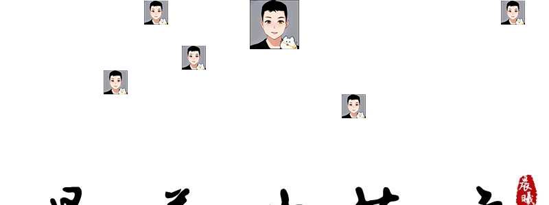 2022古风水墨头像水印源码psd源文件模板设计图片样式简约清新