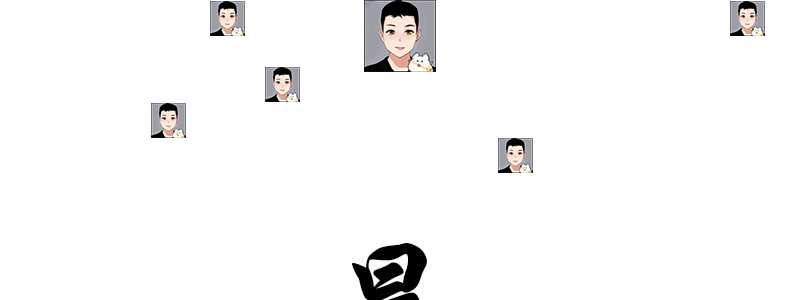 2022古风水墨头像水印源码psd源文件模板设计图片样式简约清新