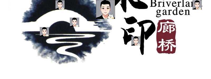 2022古风水墨头像水印源码psd源文件模板设计图片样式简约清新