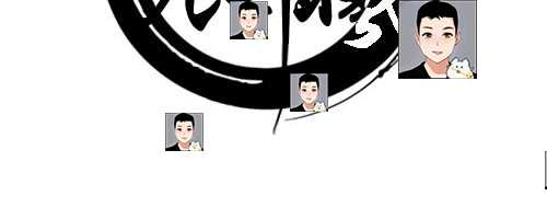 2022古风水墨头像水印源码psd源文件模板设计图片样式简约清新