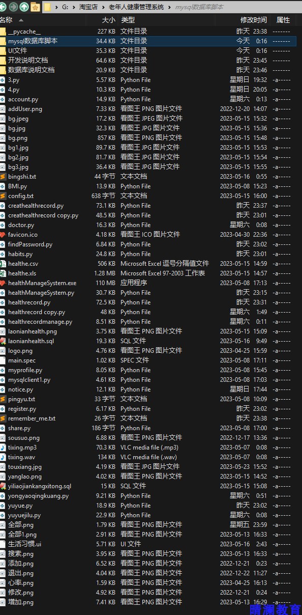 PyQt5开发医疗健康管理系统mysql数据库项目实战带源码开发文档视