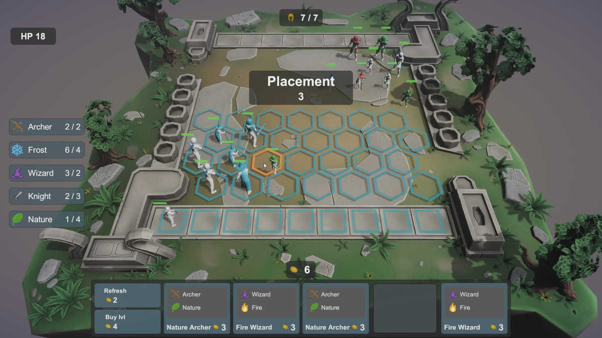 Unity3D 云顶类自走棋游戏项目模板源码 Auto Chess 1.0设计素材