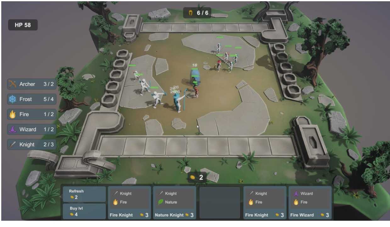Unity3D 云顶类自走棋游戏项目模板源码 Auto Chess 1.0设计素材