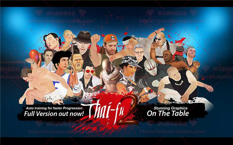 Unity3d 泰夫格斗战斗游戏源码 Thai Fu2 Fighting Game 1.0