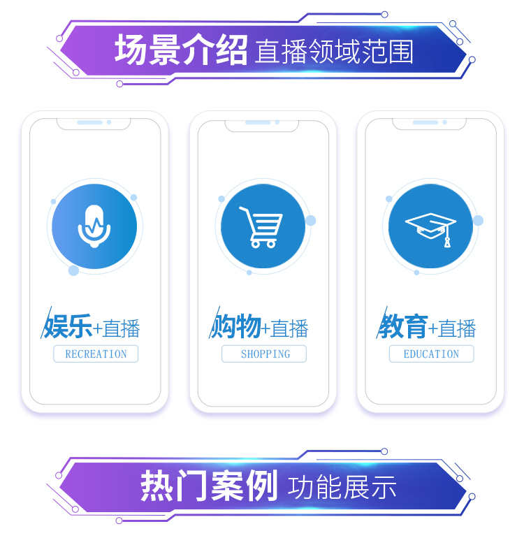 短视频直播app 商城带货 直播连麦PK 礼物打赏 分销系统源码搭建