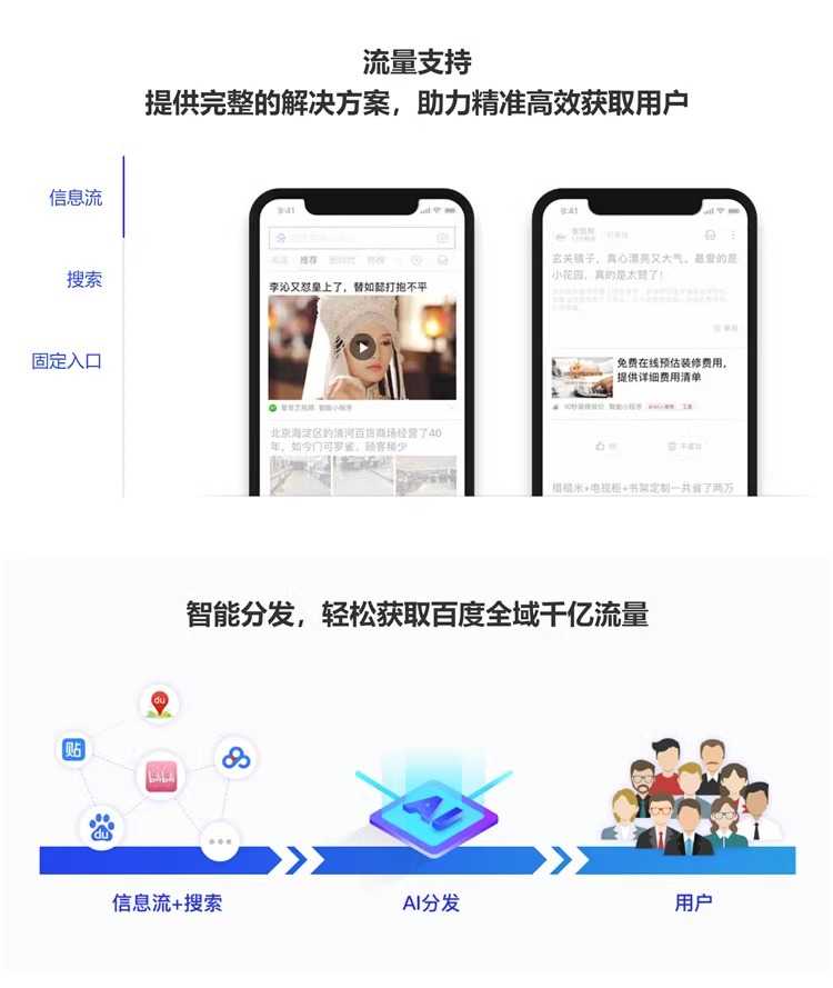 百度智能小程序制作流量AB等级关键词搜索排名适配发文章收录源码