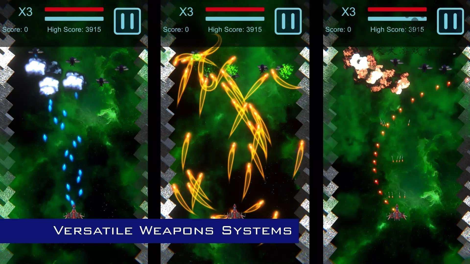 Unity3D Shmup Boss 2.02 卷屏滚屏飞行射击游戏源码非Baby