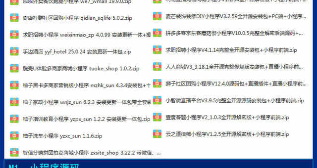 微信小程序开发视频教程全套模板源码带后台及商城制作教学课程