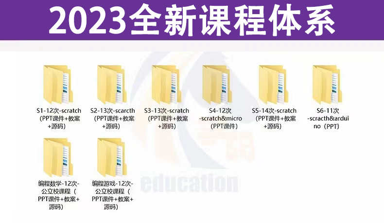 scratch编程课件教案少儿青少年培训教程3.0软件考级视频教程源码