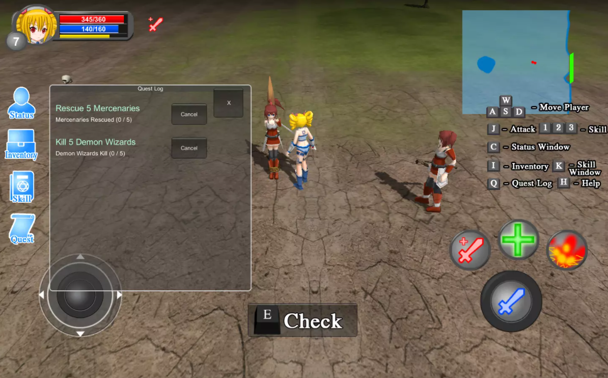 Unity Top Down Action RPG 3.5 俯视角色扮演游戏项目源码