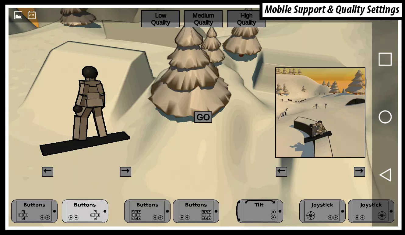 Unity Snowboard Game Starter Pack Template 0.41 滑雪游戏源码