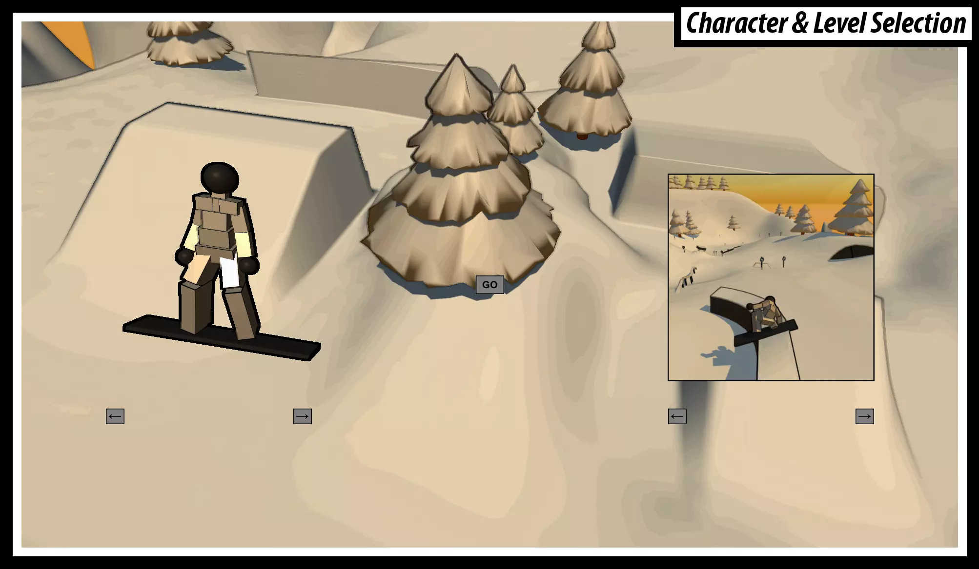 Unity Snowboard Game Starter Pack Template 0.41 滑雪游戏源码