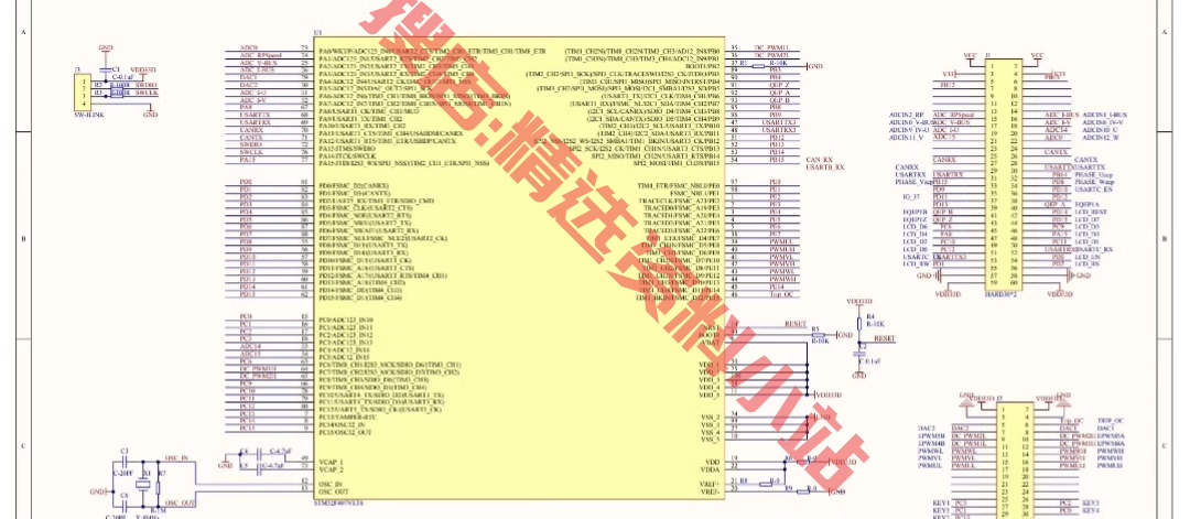 STM32F407无感foc电机控制滑膜观测器Vf启动C源码原理图SMO仿真
