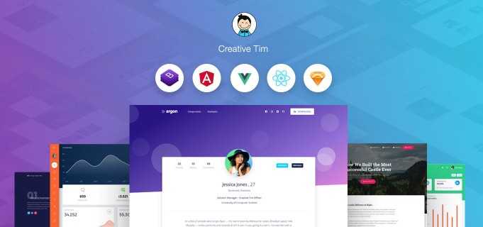 Creative Tim 模板100+源码买一送一终身使用包更新
