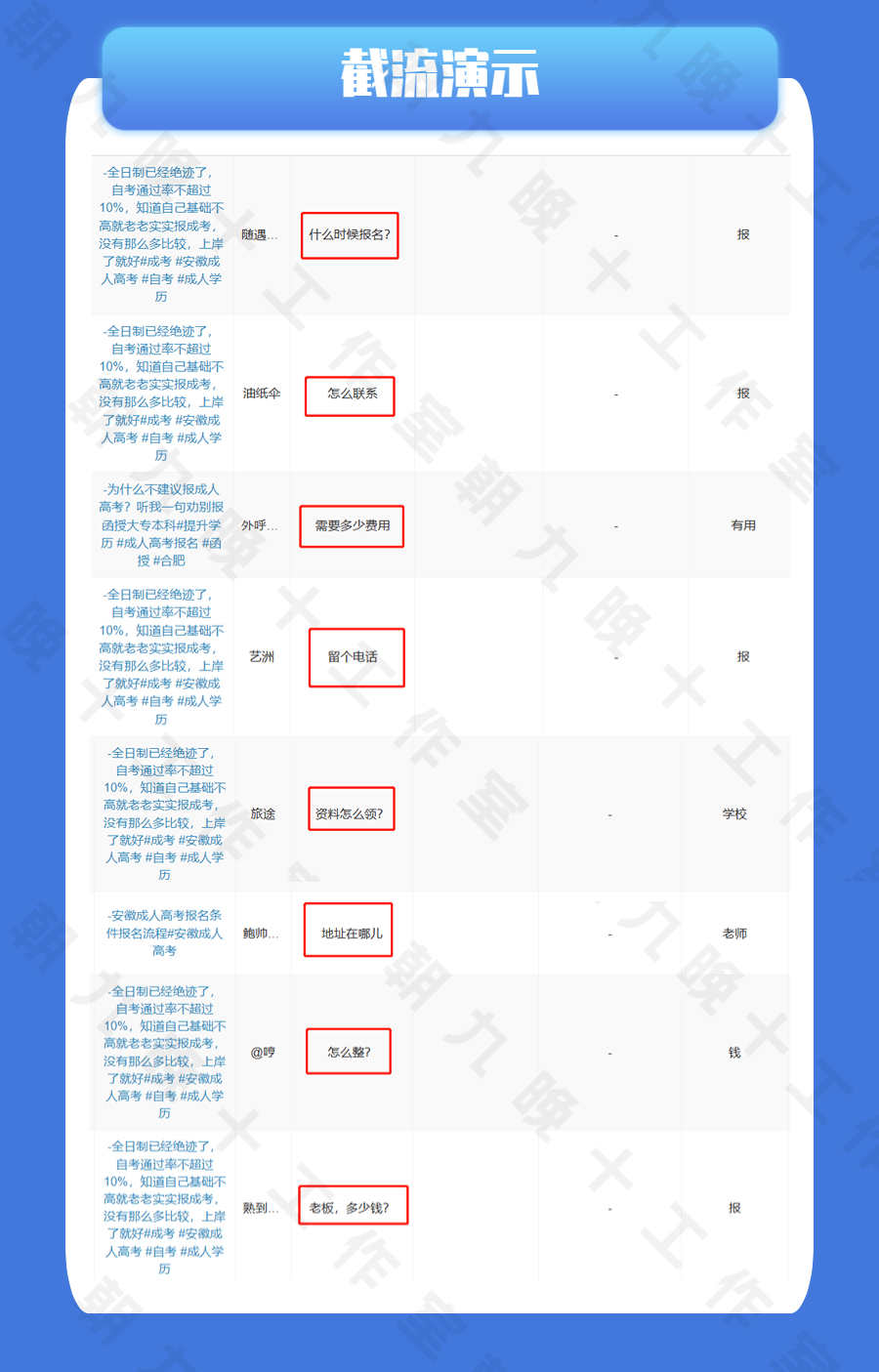 抖音询盘获客截流系统短视频拓客同行商家关键词抓取贴牌源码部署