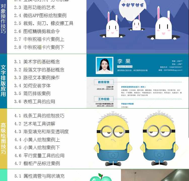 PS教程PR视频Ae软件课程Ai平面设计C4D零基础Cad全套3Dmax效果图
