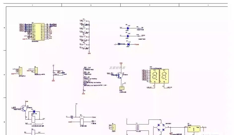 stc单片机完整全套源码和pcb，型号stc8f1k08s2,tssop20封装
