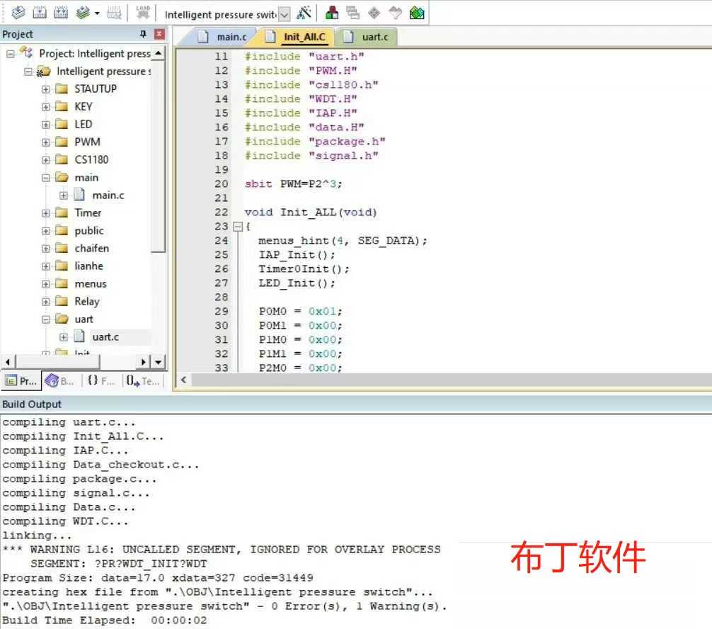 可调量程智能压力开关PCB+原理图+源码采用STC15单片机设计