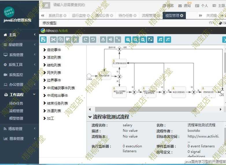 java 博客 springboot快速开发框架权限后台管理系统 web项目源码