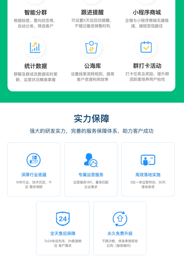 企业微信scrm源码贴牌代理销售管理私域客户管理会话存档系统软件