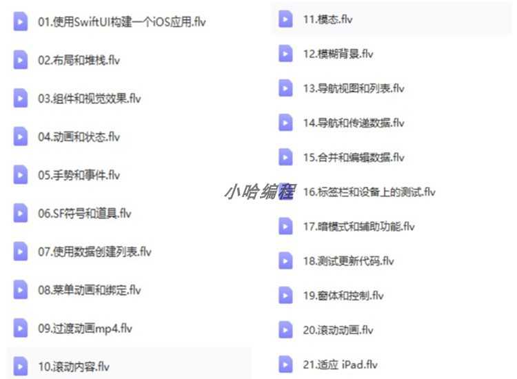 iOS视频教程 苹果app开发资料Object-C/ OC/swift5源码项目2022