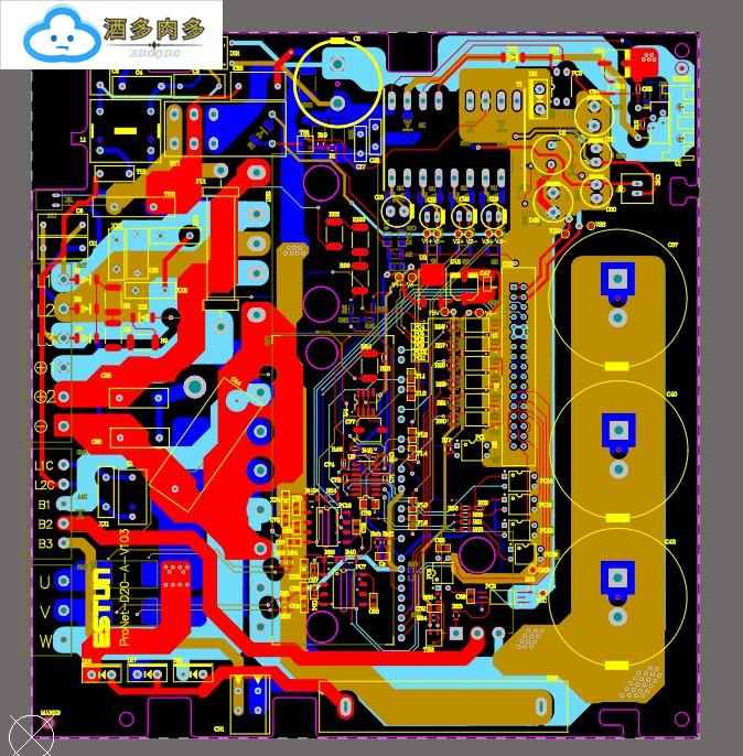 埃斯顿量产伺服控制器源码资料AD原理图+PCB DSP电机全套