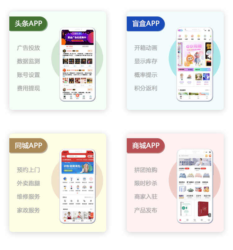 租赁小程序开发租机app开发系统平台成品源码h5搭建