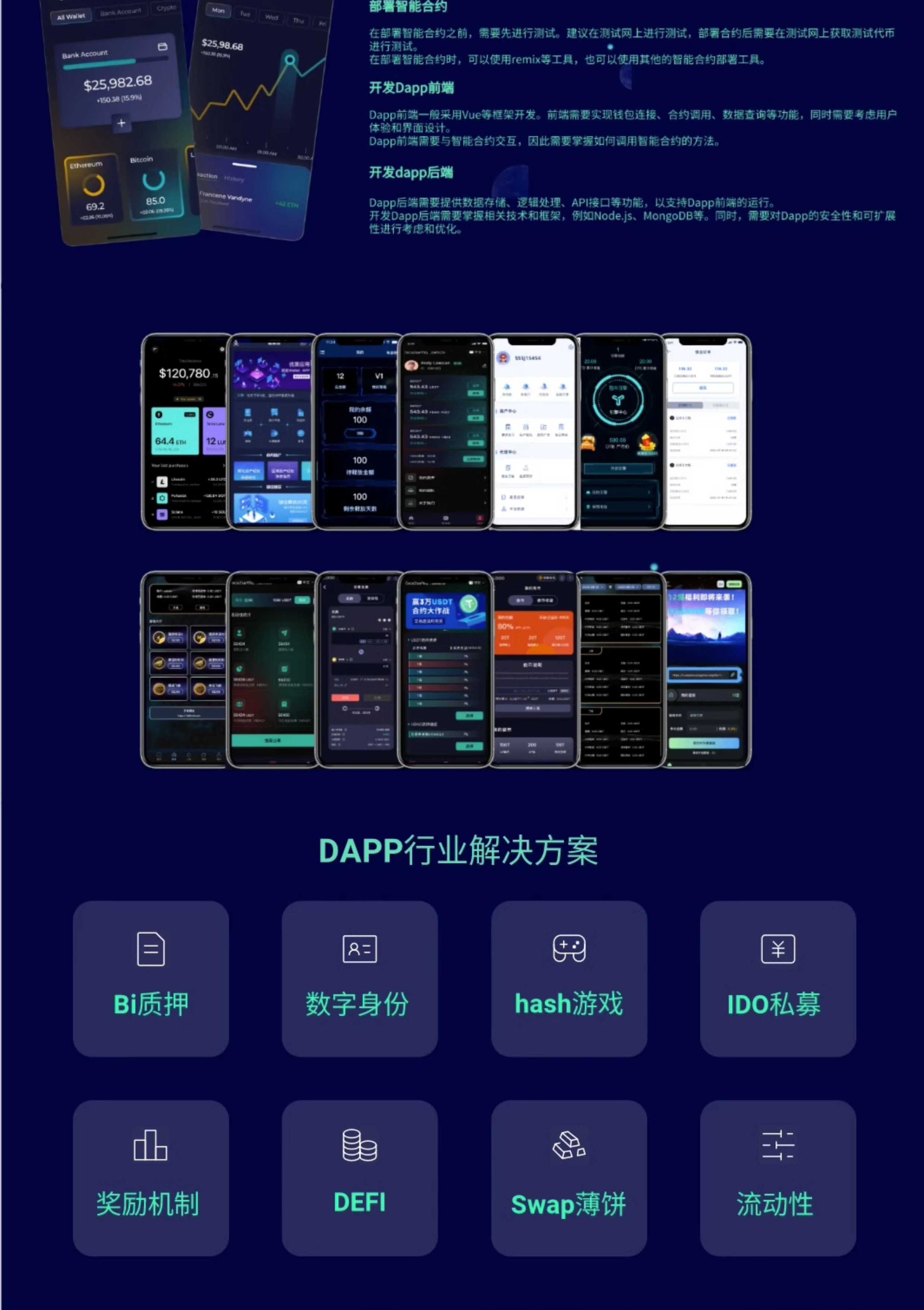 DAPP区块链智能合约技术开发教程web3钱包CEX源码swap链游课